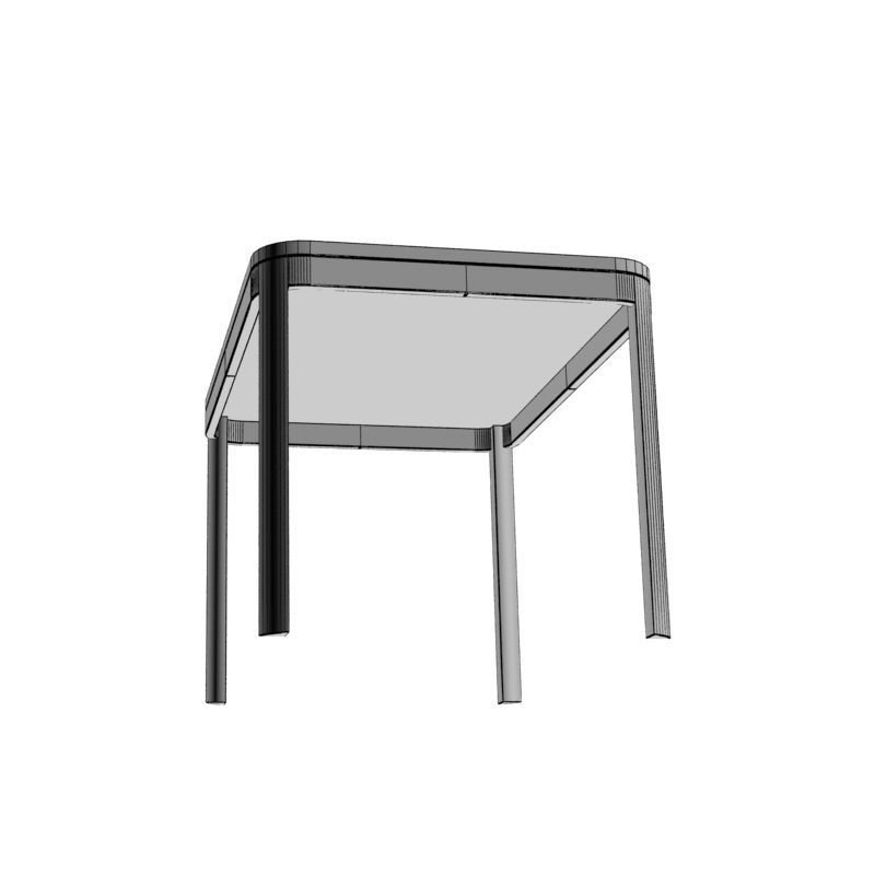 Wooden Table 006 3D model_24