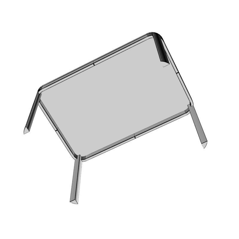 Wooden Table 006 3D model_27