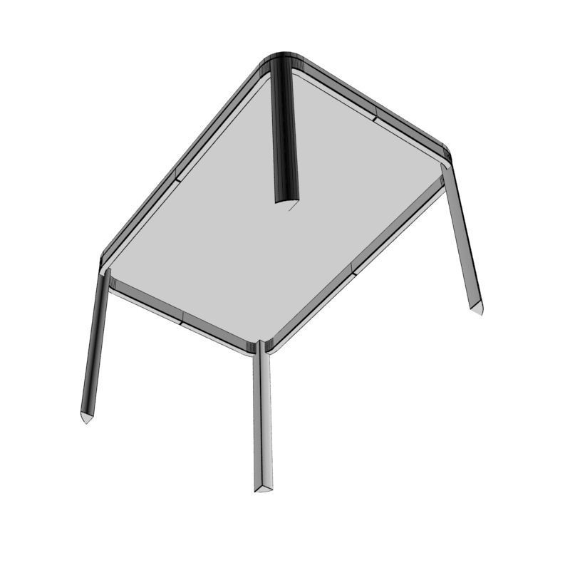 Wooden Table 006 3D model_26