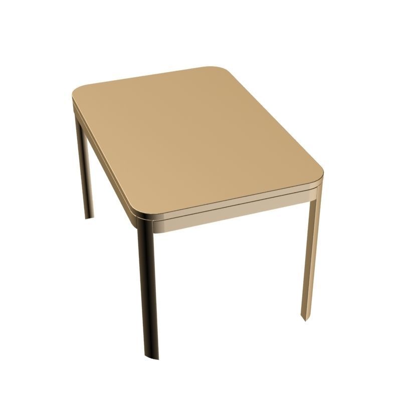 Wooden Table 006 3D model_10