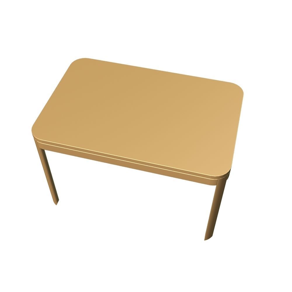 Wooden Table 006 3D model_4