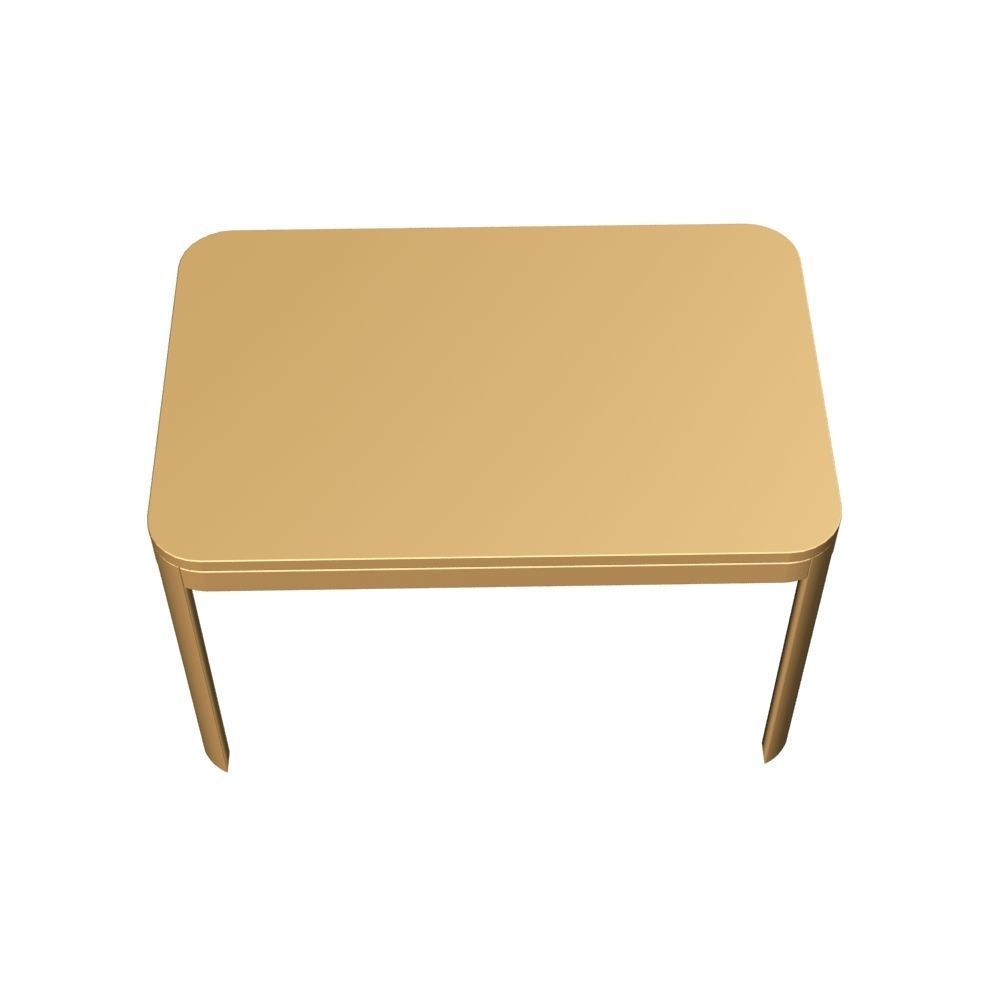 Wooden Table 006 3D model_2