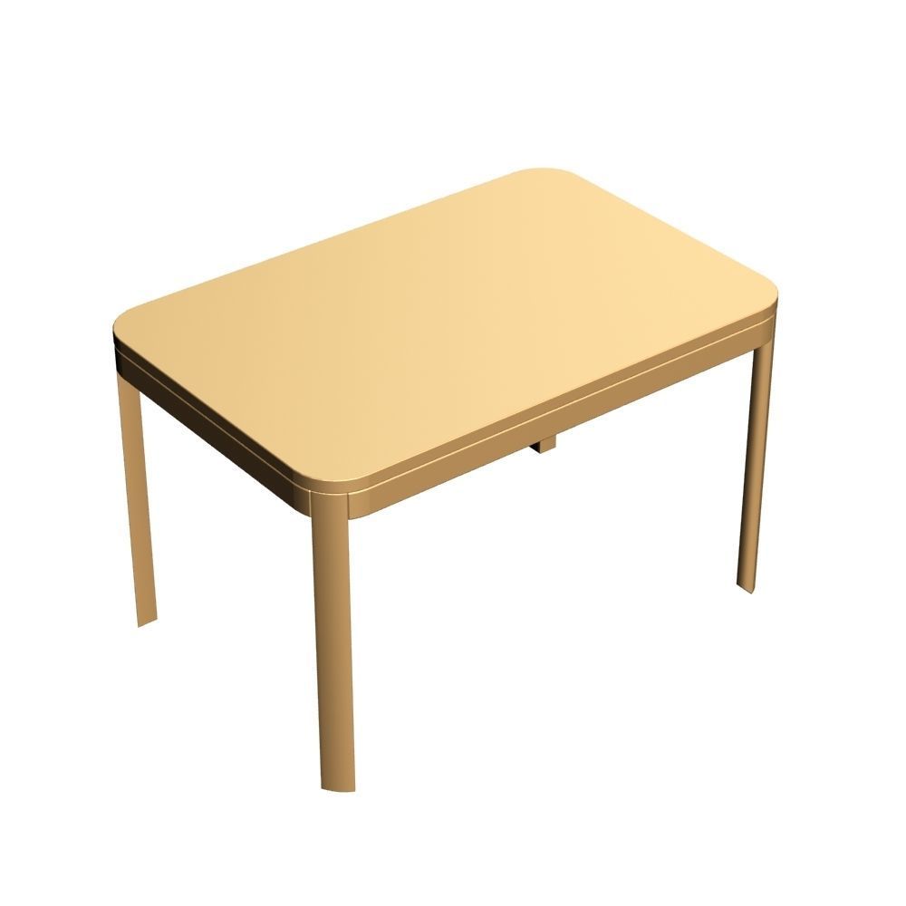 Wooden Table 006 3D model_7