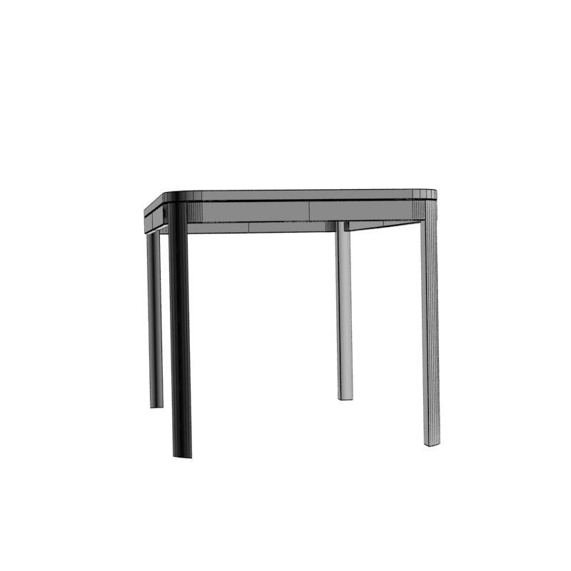 Wooden Table 006 3D model_23