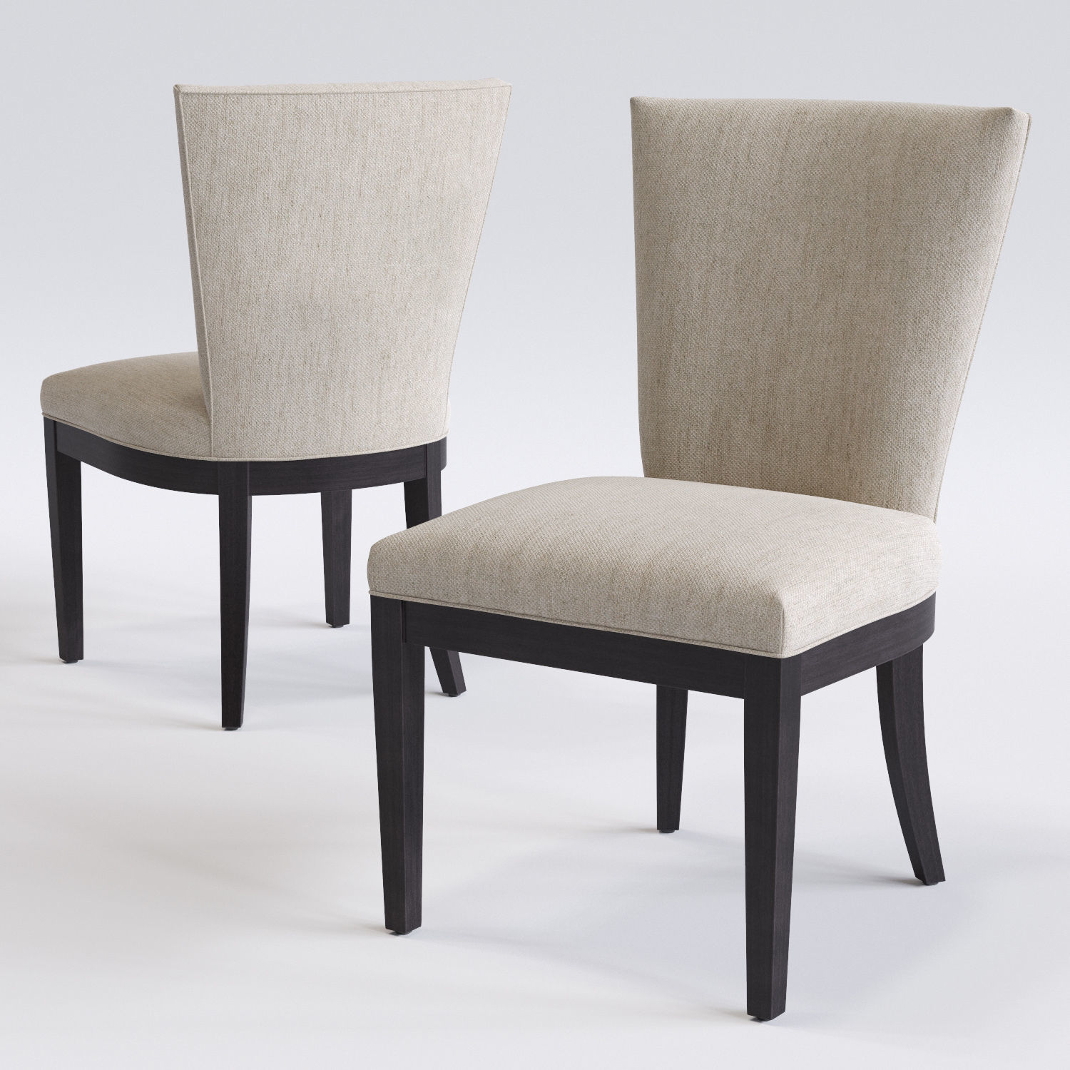 Clayton Armchair and Winnetka Table 3D model_4
