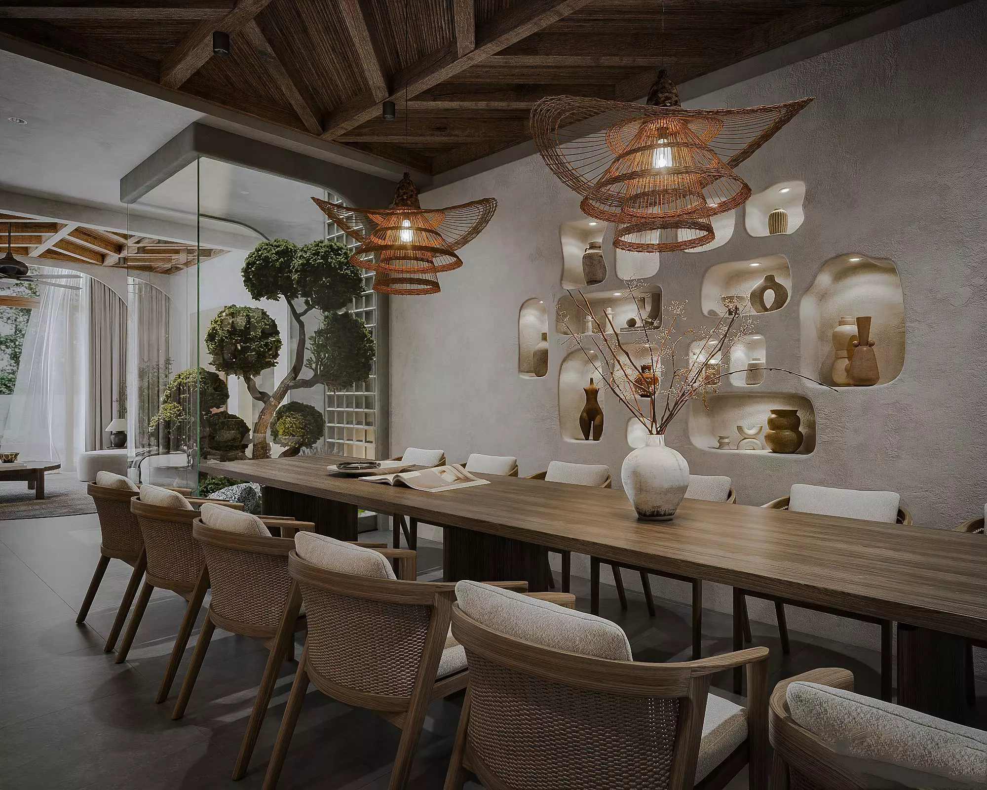 Livingroom and Kitchen 3D model