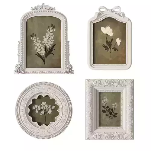 White Frames Paintings 02