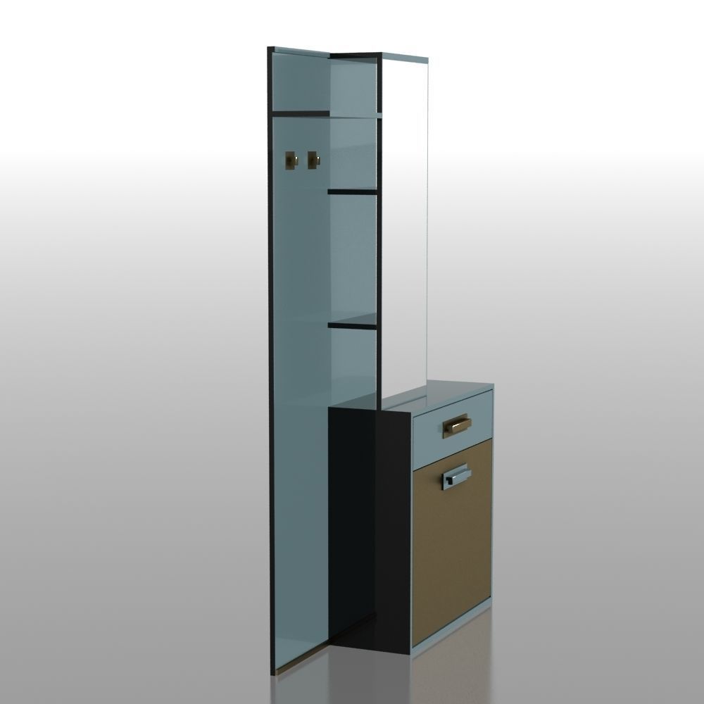 Hallway 003 3D model_2