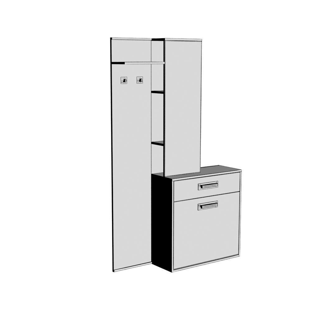 Hallway 003 3D model_14