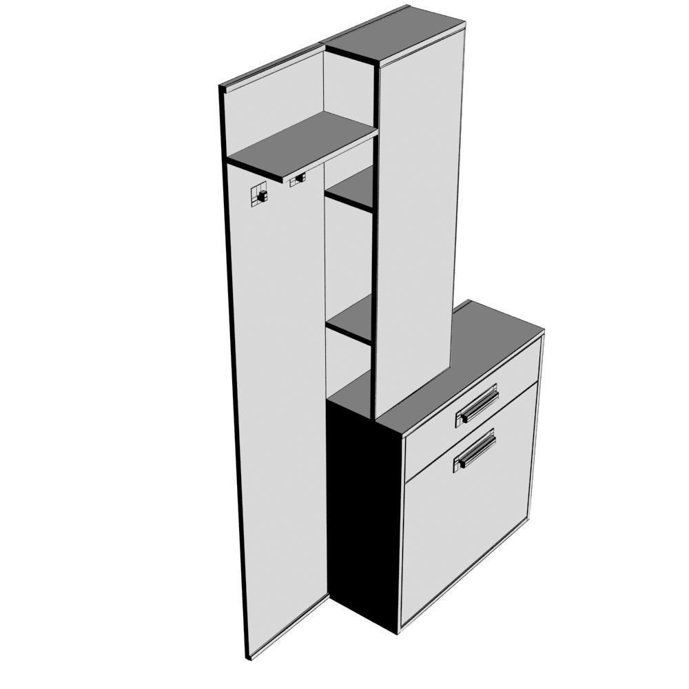 Hallway 003 3D model_16