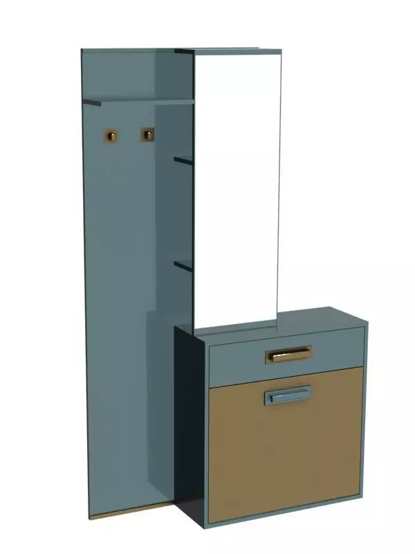 Hallway 003 3D model_0