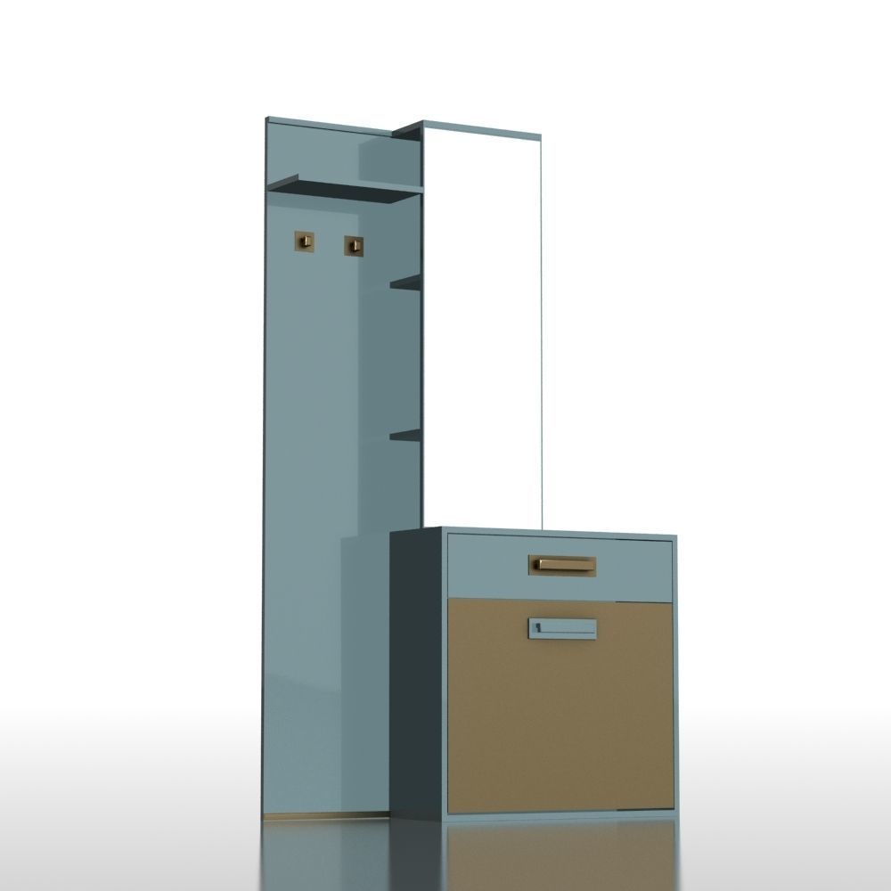 Hallway 003 3D model_5