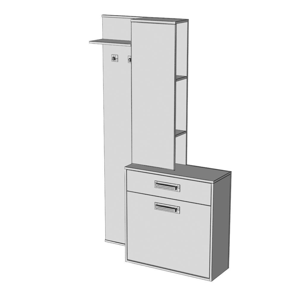 Hallway 003 3D model_21