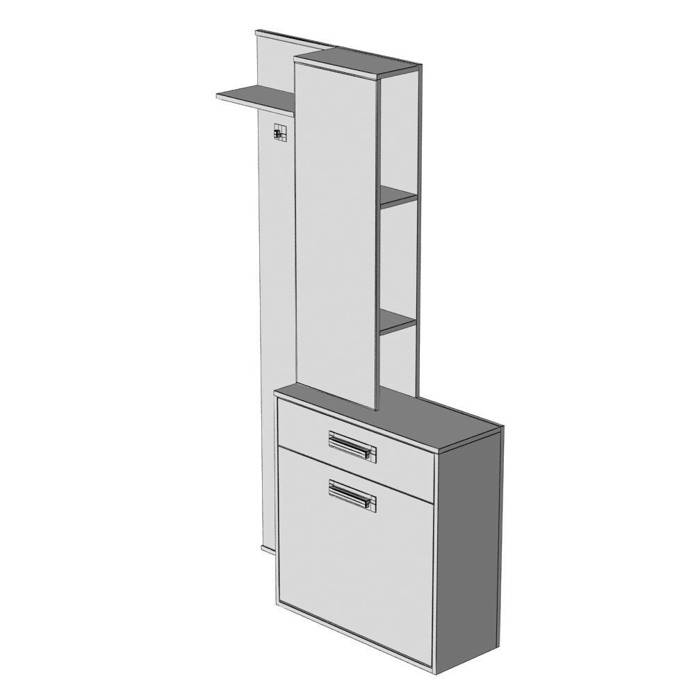 Hallway 003 3D model_22