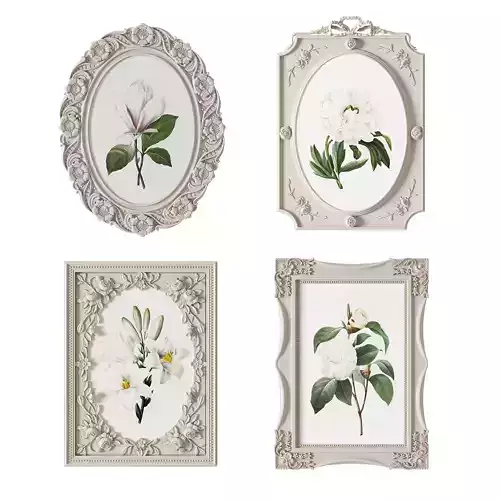 White Frames Paintings 03