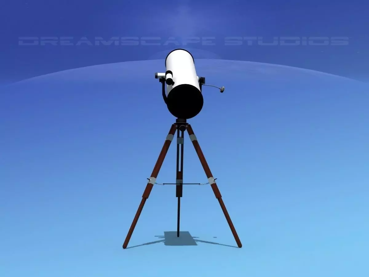 12 In Reflector Telescope 3D model