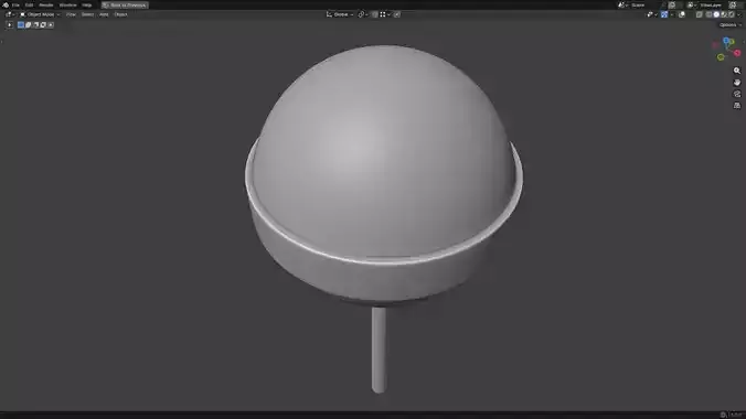Lollipop PBR 4 Low-poly 3D model 7