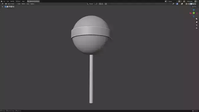 Lollipop PBR 4 Low-poly 3D model 3