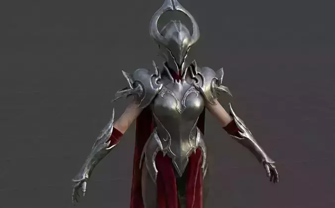 Dark Moon Warrior Queen Valkyrie Hot Base Mesh