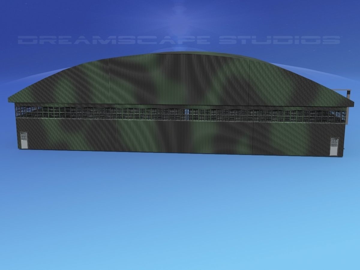 Aircraft Hangar 2 3D model_6