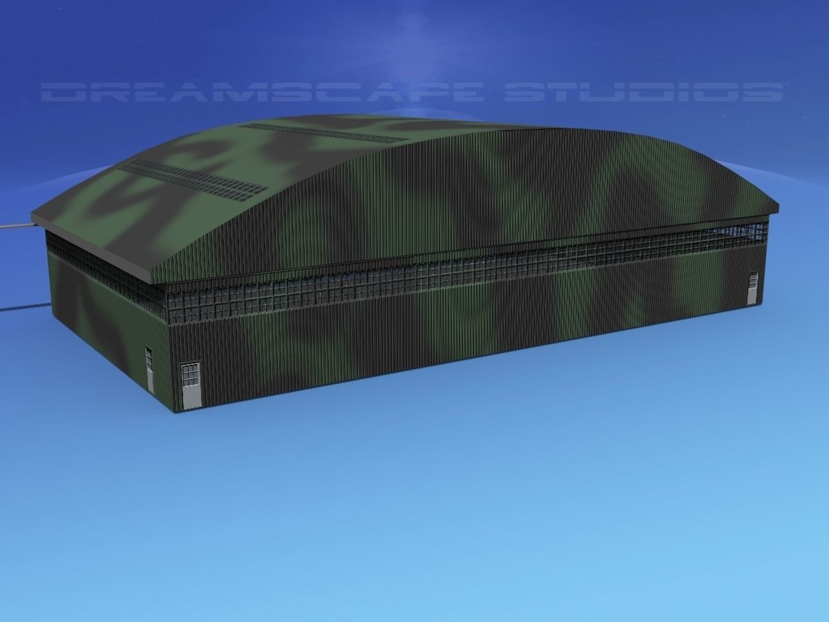 Aircraft Hangar 2 3D model_7