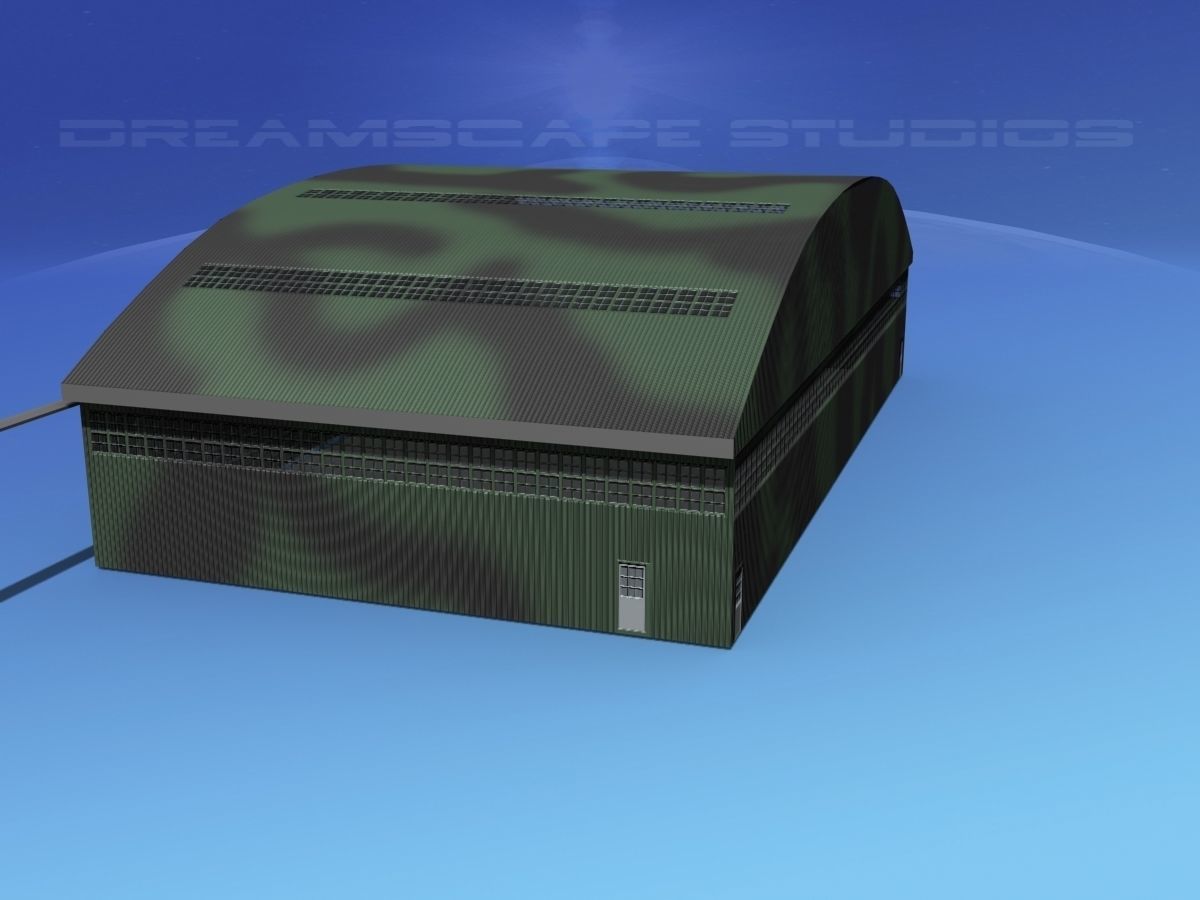 Aircraft Hangar 2 3D model_8