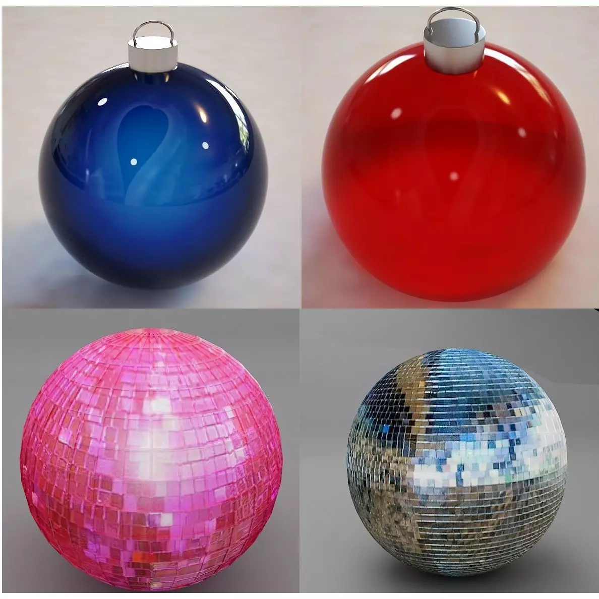 Disco Ball Collection 3D model