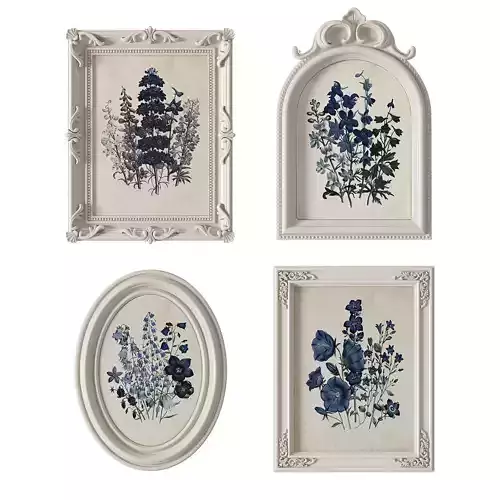 White Frames Paintings 04