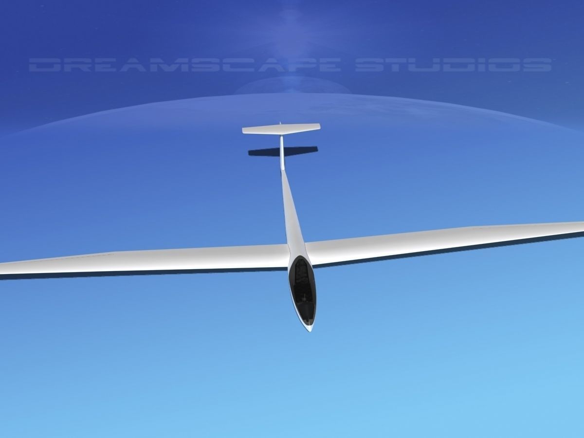 Glaser Dirks DG-200 15-metre Sailplane 3D model_8