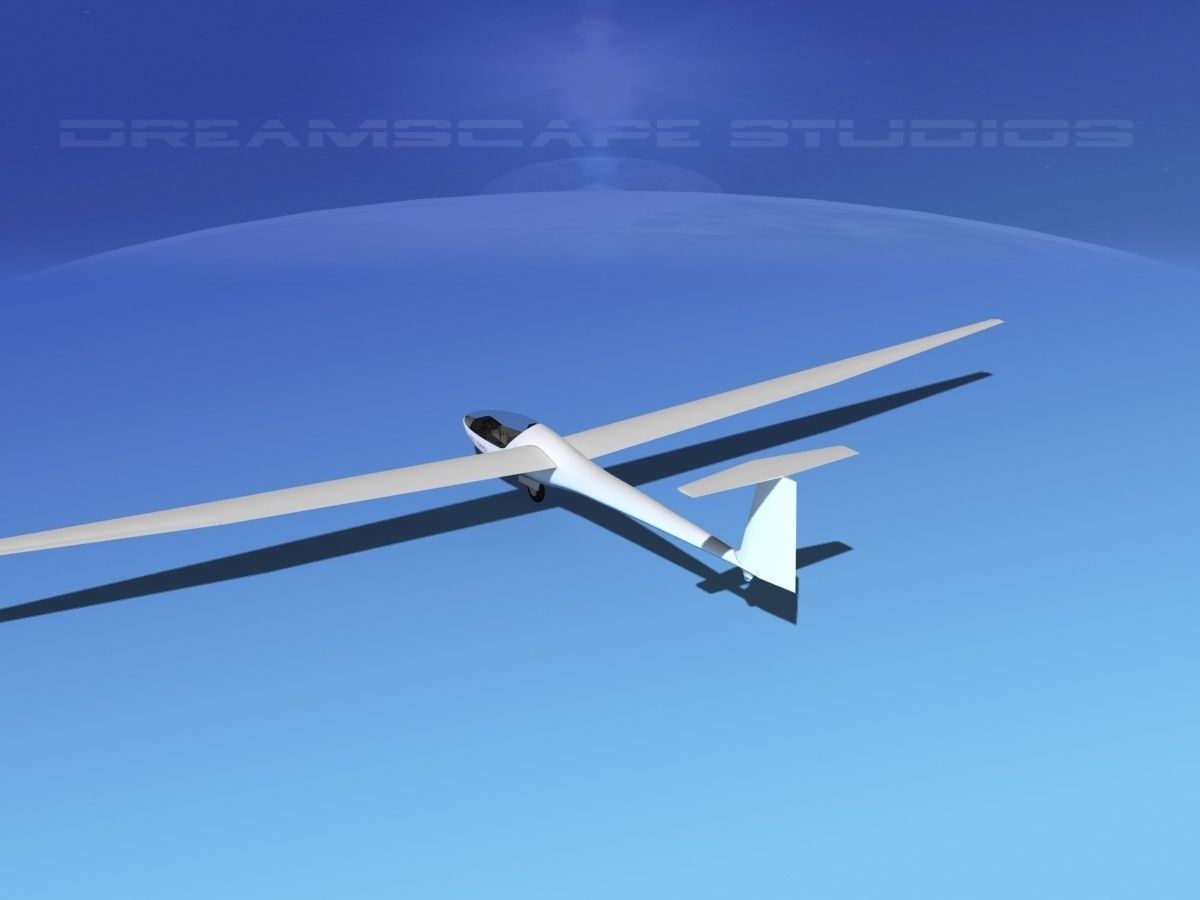 Glaser Dirks DG-200 15-metre Sailplane 3D model_4
