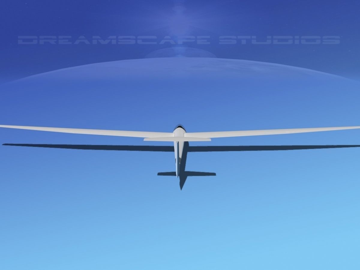 Glaser Dirks DG-200 15-metre Sailplane 3D model_3