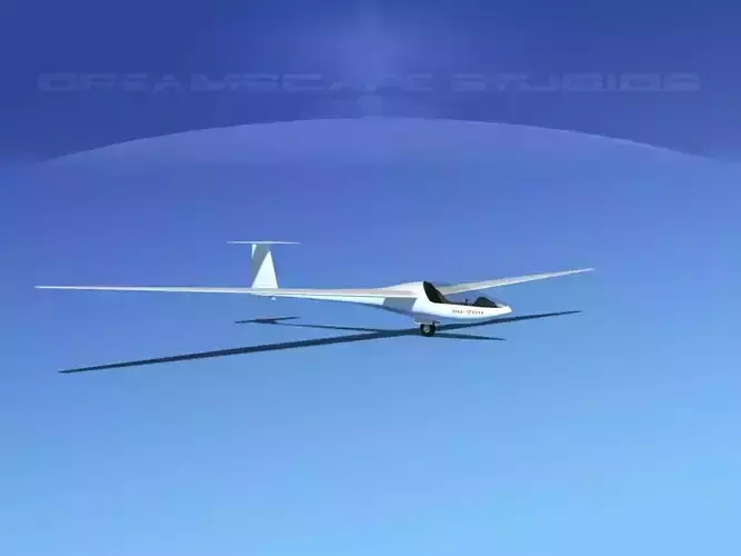 Glaser Dirks DG-200 15-metre Sailplane  3D model