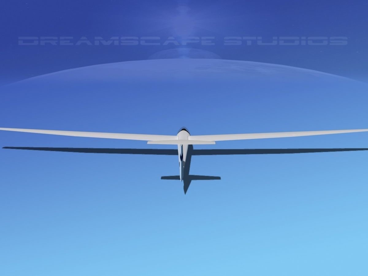 Glaser Dirks DG-200 15-metre Sailplane V01 3D model_3