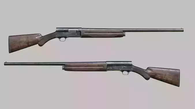 Browning Auto 5 Low-poly 3D model