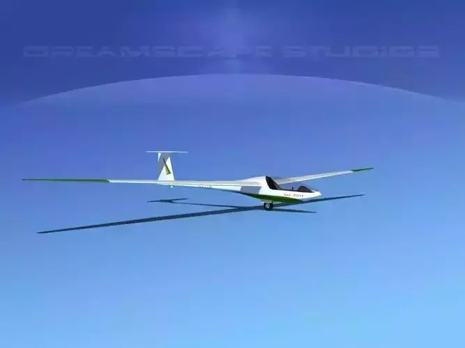 Glaser Dirks DG-200 15-metre Sailplane V06 3D model