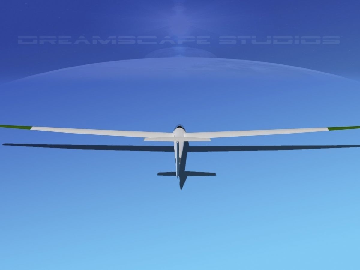 Glaser Dirks DG-200 15-metre Sailplane V06 3D model_3