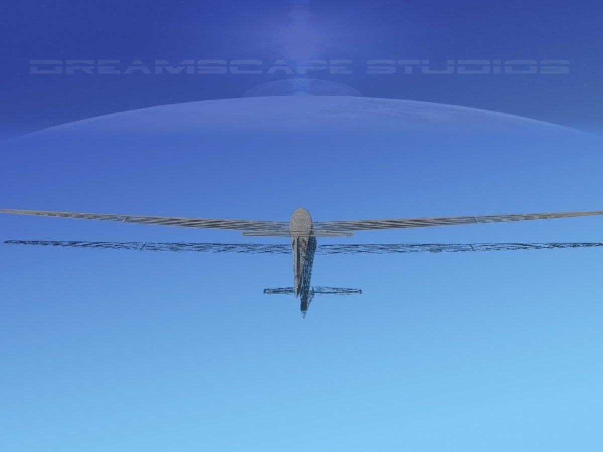 Glaser Dirks DG-200 15-metre Sailplane V07 3D model_13