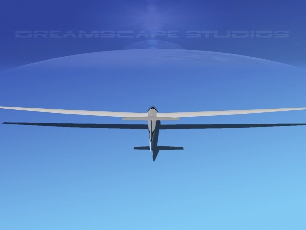 Glaser Dirks DG-200 15-metre Sailplane V07 3D model_3
