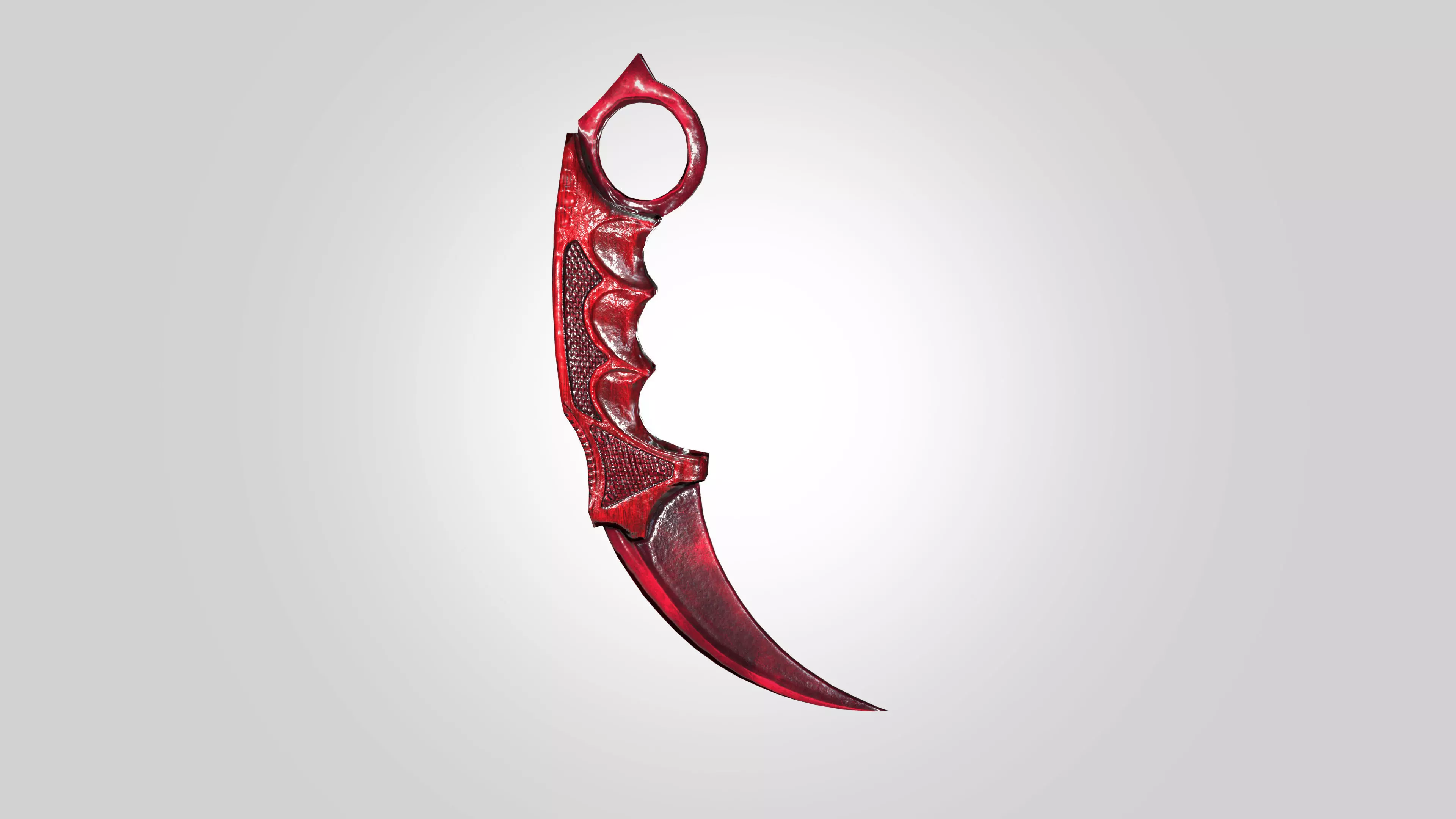 Nebula Karambit Knife - PBR Game-Ready 3D Weapon Model 3D model