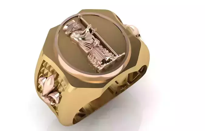 Achaemenid soldier men ring 5 pieces luxurious