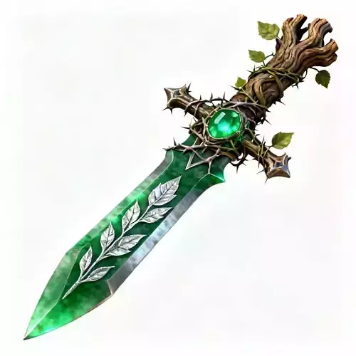 Verdant Heart Oak Dagger 3D Model