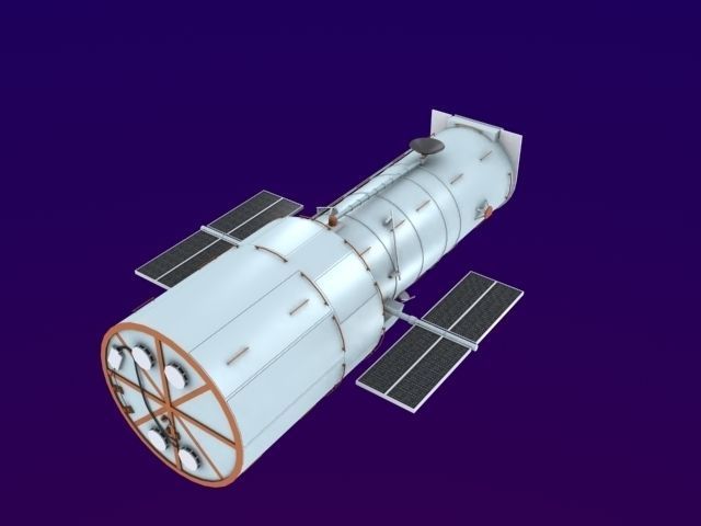 Hubble Space Based Telescope 3D model_21