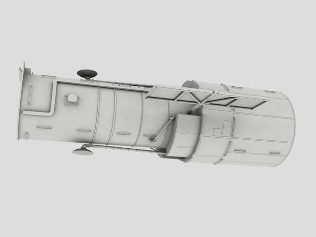 Hubble Space Based Telescope 3D model_26