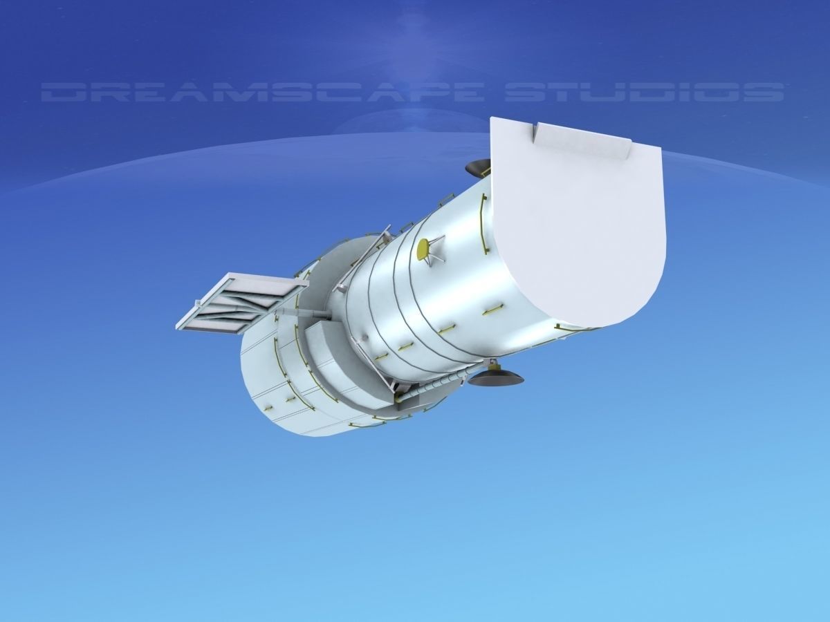 Hubble Space Based Telescope 3D model_3