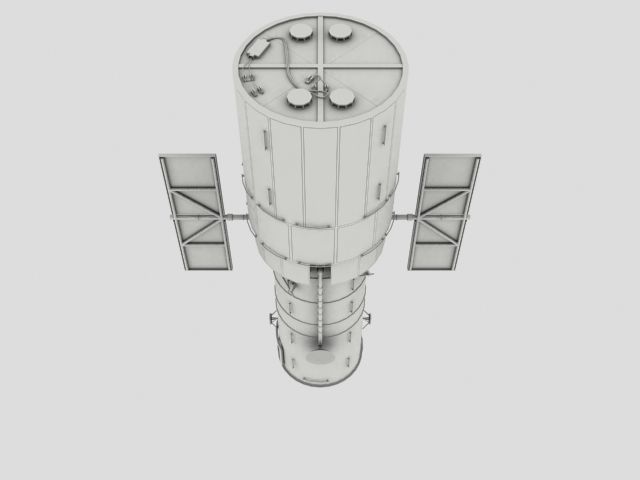 Hubble Space Based Telescope 3D model_23