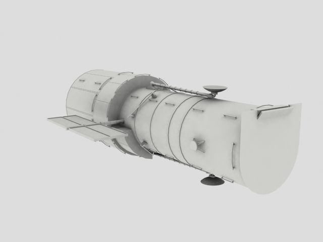 Hubble Space Based Telescope 3D model_28