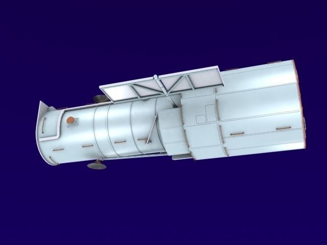 Hubble Space Based Telescope 3D model_14