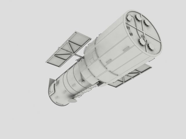 Hubble Space Based Telescope 3D model_24