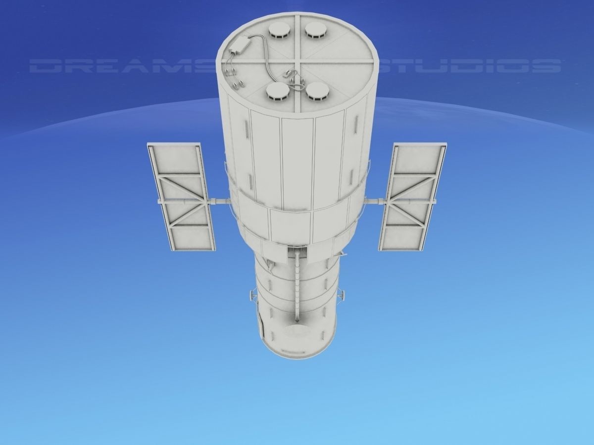 Hubble Space Based Telescope 3D model_8