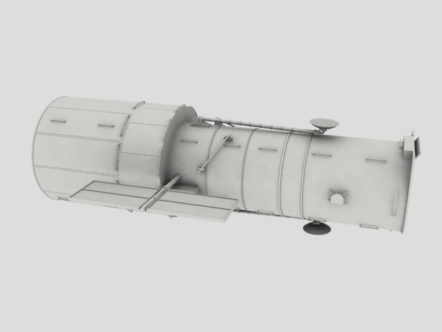 Hubble Space Based Telescope 3D model_29